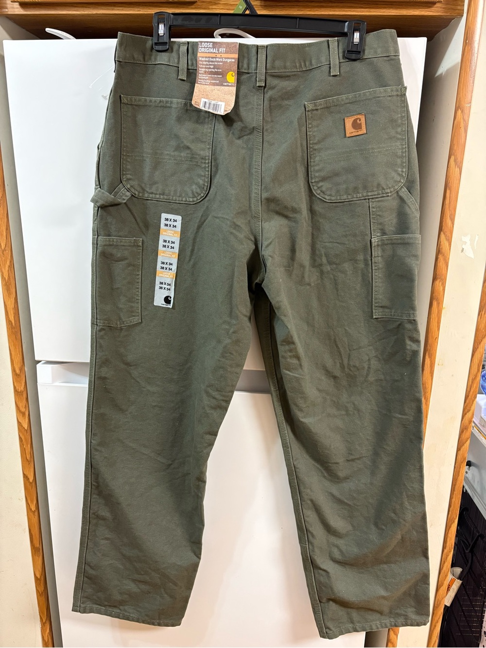 Carhartt Men's Olive Utility Cargo Pants - Dark Green Workwear